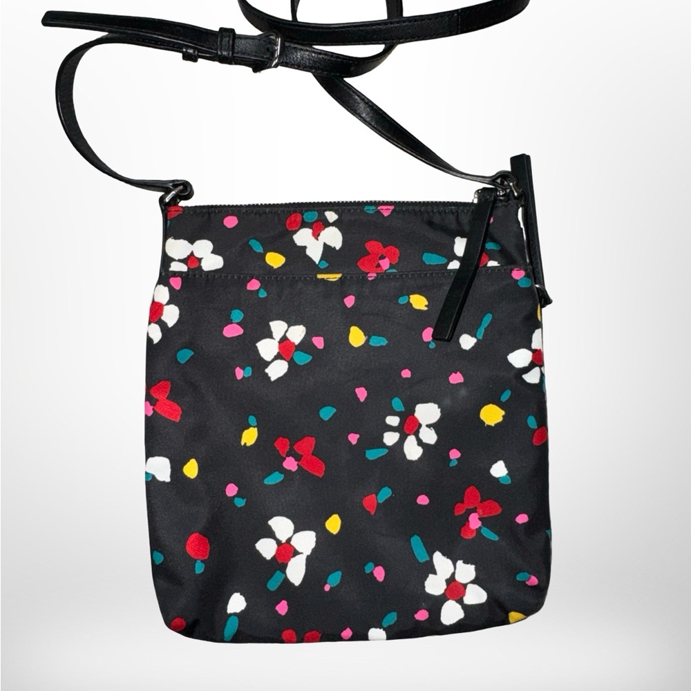 NWOT - MSRP $215 Marc Jacobs Black Multicolor Floral Crossbody Bag - Picture 2 of 5